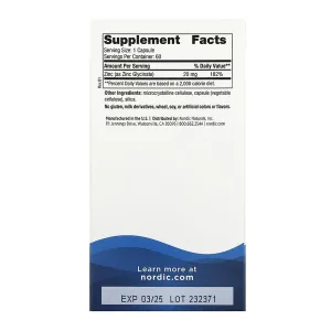 Zinc Glycinate - 60 капсул