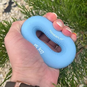 Еспандер кистьовий силіконовий PowerPlay PP-4336 Hand Grip Light 15 кг. блакитний