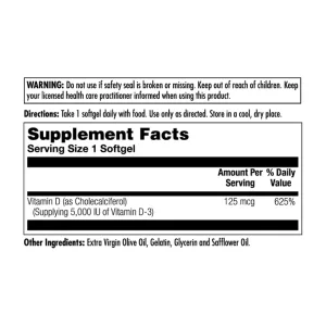 D-3 5000 IU 125 мкг - 90 софтгель