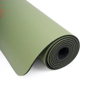 Килимок для йоги каучуковий поліуретан Sport Pro 183 см*68 см*5 мм оливковий