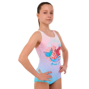 YINGFA Children's One-Piece Swimming Suit Pink-Blue - 6