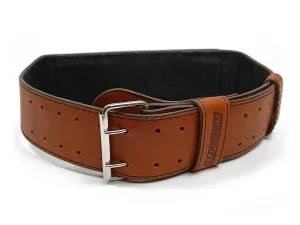 Пояс атлетичний EasyFit DeciBelt шкіра коричневий 2 - XL