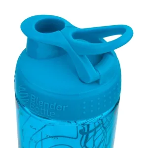 Шейкер BlenderBottle SportMixer Signature Sleek 28 oz/ - 820 мл Аквамариновий Topt Flow
