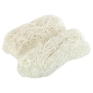 Сітка на футбольні ворота AOPI в комплекті з 2 штук 7,32х2,44х1,5 м біла