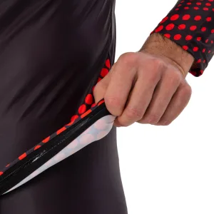 Рашгард лонгслів чоловічий Domino чорний-червоний TC210-13 - S