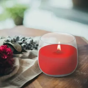 Ароматична свічка в скляному стакані Bispol полуниця (SN 71-73) універсальний