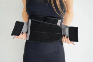 Back Support Belt Corset Power System PS-6031 Waist Shaper Grey L/XL