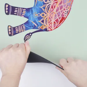 Килимок для йоги каучуковий замшевий Sport 183 см 68 см 4 см Elephant