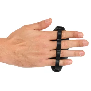Накладки на долоні грипси Gym Grips силіконові, 2 шт, чорні - 12х5.5х3,5 см