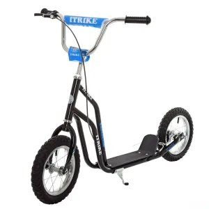 Самокат iTrike ̣̣SR2-043-1-B з надувними колесами 14 дюймів
