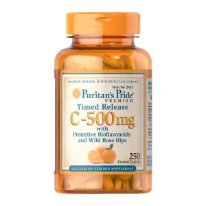 Vitamin C- - 500 мг with Bioflavonoids and Wild Rose Hips Time Release 100 таблеток