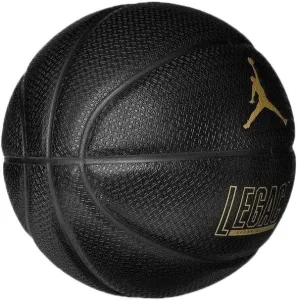 М'яч баскетбольний Nike JORDAN LEGACY 2.0 8P DEFLATED Black/Metallic Gold розмір 7 J.100.8253.051.07 (оригінал)