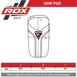 Пади для тайського боксу RDX Arm Pad Aura Plus T-17 Black (1 шт.)
