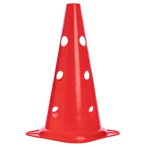 Конус-фішка для тренувань з отворами для штанги 38 см синій