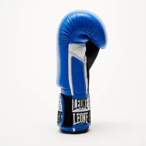 Боксерські рукавиці Leone GN208 ICONIC Blue 14 унцій (бинти 4 м. в комплекті)