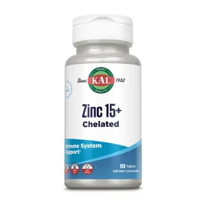 Zinc 15+ Chelated - 100 таблеток