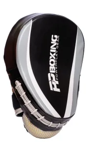 Лапи боксерські PowerPlay 3050 чорно сірі PU [пара]