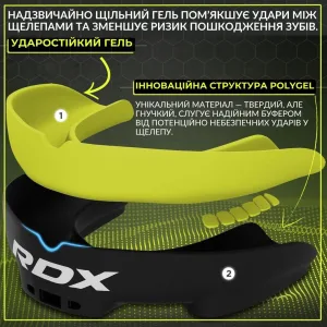 Капа RDX 3w доросла (вік 12+) Black/Green