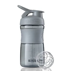 Шейкер спортивний пляшка BlenderBottle SportMixer Flip 590 мл сірий