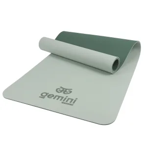 Килимок для фітнесу та йоги Sport TPE+TC 6 мм - зелений