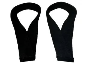 Лямки атлетичні EasyFit Delta для станової тяги чорні