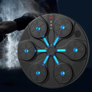 Боксерський тренажер електронні, настінний з дисплеєм та музичні колонки - 35 см x 35 см x 4,5 см