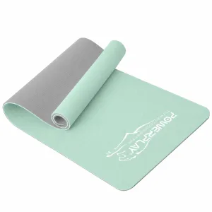 Килимок для йоги та фітнесу PowerPlay 4150 TPE Premium Performance Mat М'ятний 183x61x0.6 см.