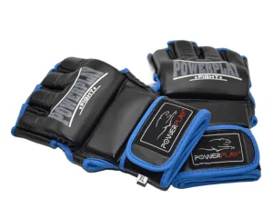 Рукавиці для MMA PowerPlay 3058 чорно сині - S