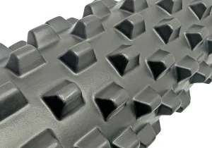 Масажний ролик EasyFit Grid Roller PRO 45 см чорний