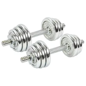 Гантелі розбірні хромовані 2 шт по 7,5 кг