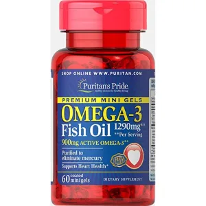 Omega-3 Fish Oil Mini Gels - 900 мг Active Omega-3 60 софтгель