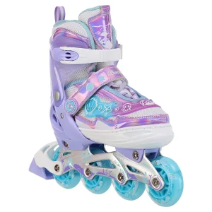 Ролики з захистомрозмір 31-34 бірюзово-фіолетовий 65009-7 S