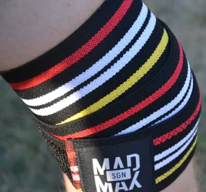 Бинти на коліна MadMax MFA-292 Knee Wraps Black