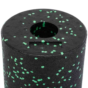 Ролер для занять йогою та пілатесом EPP Чорний-синій - 30 см