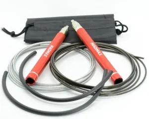Speed jump rope with ball bearings aluminum MadMax MFA-286 Speed jump rope Red