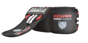 Кистьові бинти Power System PS-3500 Wrist Wraps Red/Чорний