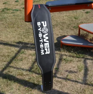 Пояс для важкої атлетики Power System PS-3250 Power Basic шкіряний Black - S