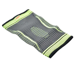 Компресійний наколінник MadMax MFA-284 3D Compressive knee support Dark grey/Neon green M