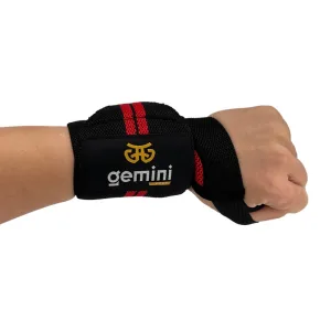 Elastic Wrist Support for Wrist Fixation 2 pcs black-red