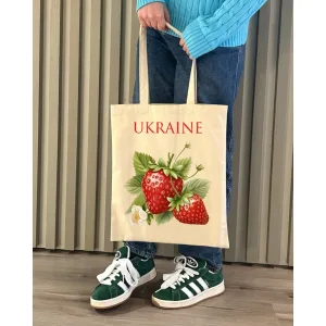 Екошопер BookOpt BK4086 полуниця. дивовижні ласощі, даровані природою бежевий універсальний