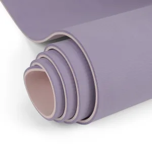 Килимок для фітнесу та йоги Sport TPE+TC 6 мм - фіолетово рожевий