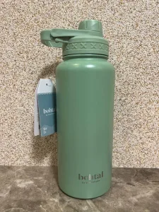 Бутылка для воды металлическая с двойной вакуумной изоляцией Bohtal Insulated Sports Bottle 960 мл Green
