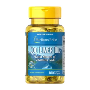 Cod Liver Oil vitamins A&D - 100 софтгель