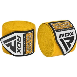 Бинти для боксу RDX WX Professional Boxing Hand Wraps Yellow (4,5 м.)