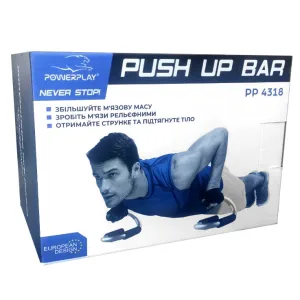 Упори для віджимань PowerPlay 4318 Push Up Bars Stell металеві S подібні