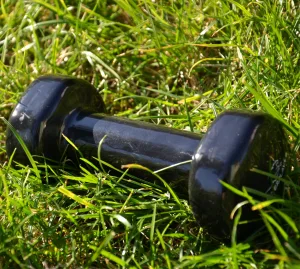 Гантель вінілова PowerPlay 4125 Achilles - 2 кг. чорна 1 шт.