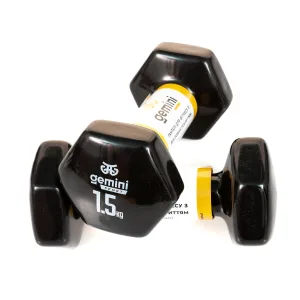 Гантелі Sport для фітнесу з вініловим покриттям 2 шт по 1.5 кг GSD-1.5BK