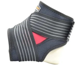 Бандаж на гомілкостоп Power System PS-6013 Neo Knee Support Black/Red 1 шт. - M