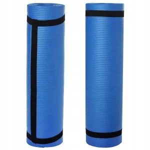 Килимок для йоги та фітнесу Power System PS-4017 NBR Fitness Yoga Mat Plus синій 180 х61 х1