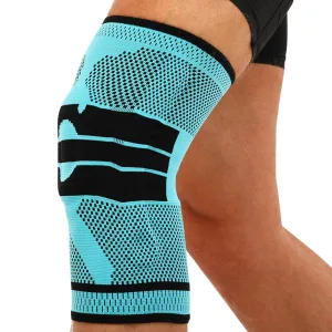 Наколінник бандаж із силіконовим кільцем MUTE ML 1 шт 9066-CYAN - L